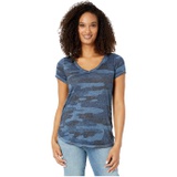 Lucky Brand Camo Burnout Tee