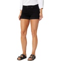Lucky Brand Mid-Rise Ava Shorts in Clean Black