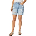 Lucky Brand 90s Loose Shorts in Disco Dance Destructed