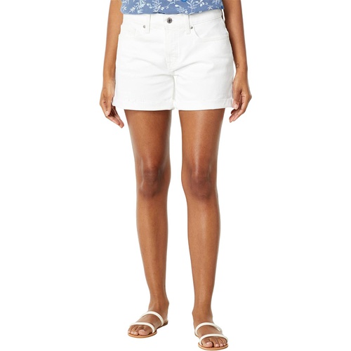 럭키브랜드 Lucky Brand Mid-Rise Ava Shorts in Bright White