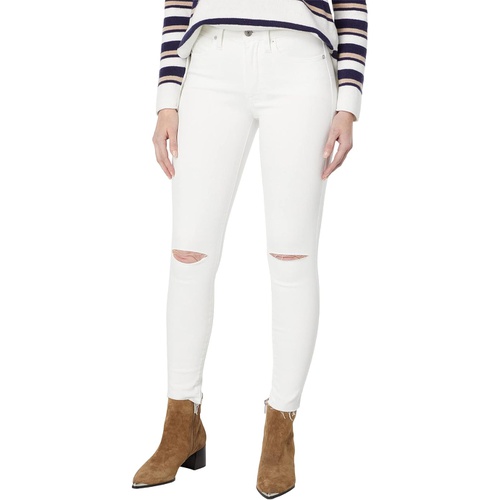 럭키브랜드 Lucky Brand High-Rise Bridgette Skinny Jeans in Bright White Destructed