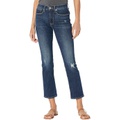 Lucky Brand Zoe Straight Jeans in Drift Destruct