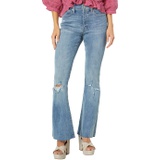 Lucky Brand High-Rise Stevie Flare in Nova Destructed