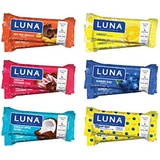 LUNA BAR - Gluten Free Snack Bars - Variety Pack - Flavors May Vary- 8g-9g of Protein - Non-GMO - Plant-Based Wholesome Snacking (1.69 Ounce Snack Bars, 12 Count) Assortment May Va