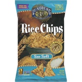 Lundberg Rice Chips Made with Organic Grains, Sea Salt, 6-Ounce Bags (Pack of 12)