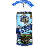 Lundberg Family Farms Organic Brown Rice Cakes, Lightly Salted, 8.5 Ounce (Pack of 6)