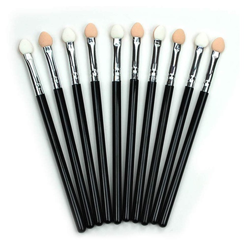  Lurrose 5pcs Eyeshadow Brushes Dual Color Rubber Sponge Makeup Brushes Eyeshadow Makeup Tool Applicator for Women and Girls