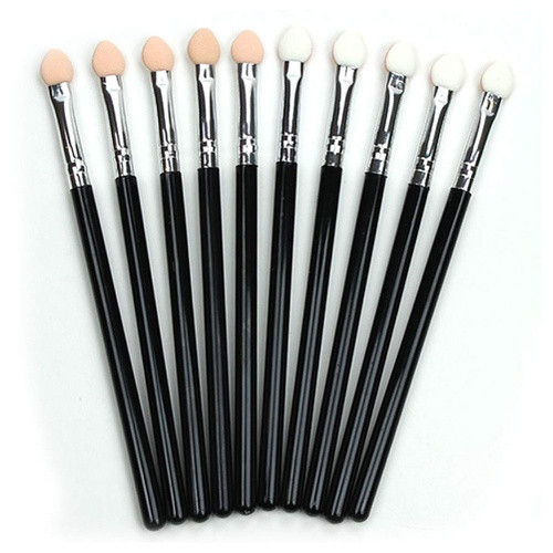  Lurrose 5pcs Eyeshadow Brushes Dual Color Rubber Sponge Makeup Brushes Eyeshadow Makeup Tool Applicator for Women and Girls