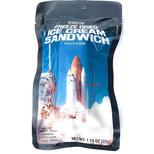  LuvyDuvy - Freeze-Dried Ice Cream - Neapolitan Sandwich (Chocolate-Vanilla-Strawberry) - 3 Pack