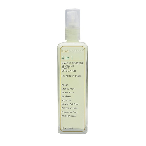  Luxe Beauty: 4 in 1 Cleanser - Skin Detox (4 fl oz.) - Makeup Remover - Bioactive Herbs and Botanicals - Balances Skin’s pH - Natural Cleanser, Toner, and Exfoliator - For All Skin