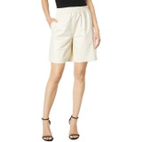 Lysse Spring Long Line Textured Leather Shorts