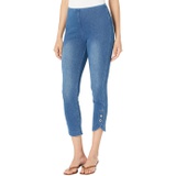 Lysse Rye Crop Knit Denim Leggings