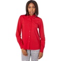 Lysse Russet Microfiber Button-Down Top