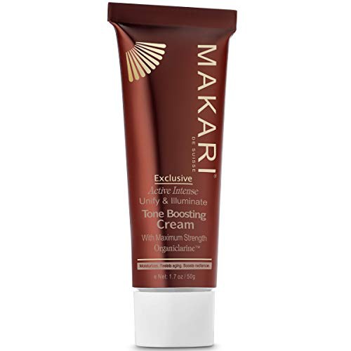  Makari Exclusive Facial Toning FACE CREAM 1.7oz  Lotion with Organiclarine  Advanced Toning Treatment for Dark Spots, Acne Scars, Sun Patches, Freckles & Hyperpigmentation