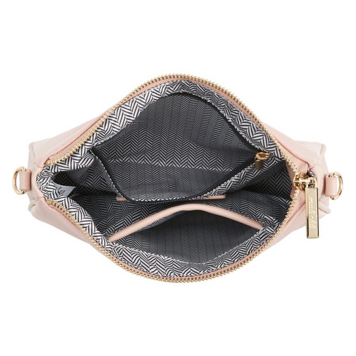  Mali + Lili Marlowe Nylon Crossbody Bag with Detachable Pouch_BLUSH