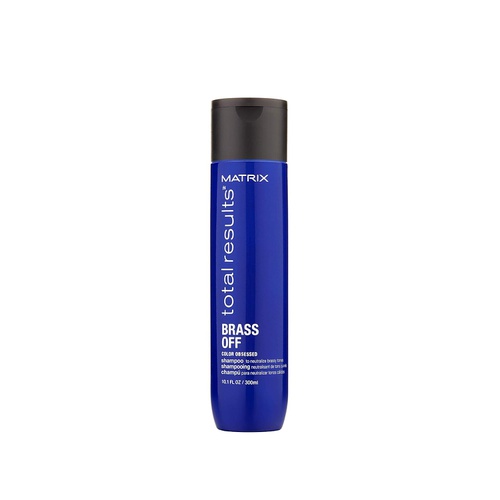  MATRIX Total Results Brass Off Color Depositing Blue Shampoo | Refreshes Hair & Neutralizes Brassy Tones in Lightened Brunettes | for Color Treated Hair