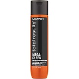 MATRIX Total Results Mega Sleek Conditioner | Controls Frizz Leaving Hair Smooth & Shiny | with Shea Butter | for Unruly Hair