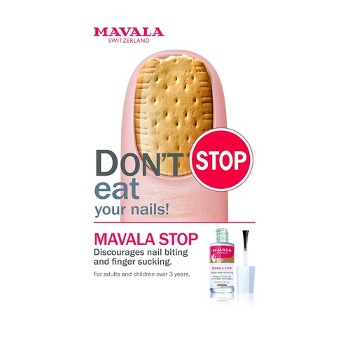  Mavala Stop Deterrent Nail Polish Treatment | Nail Care to Help Stop Putting Fingers In Your Mouth | For Ages 3+ | 0.17 oz