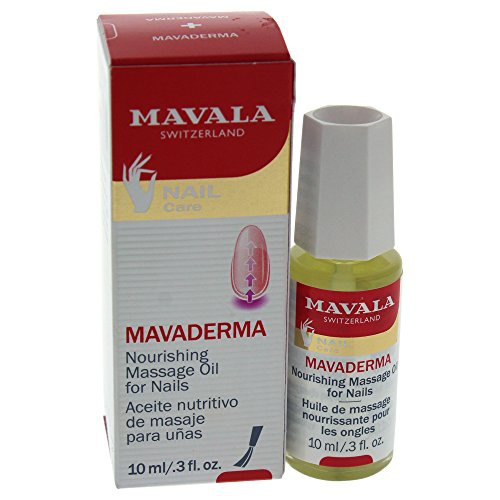  Mavala Mavaderma Nourishing Massage Oil for Nails, Nail Care, Nail Hardener, Cuticle Oil Nail Growth, Moisturizing & Healing Treatment for Cracked Nails & Rigid Cuticles, 0.33 Ounc