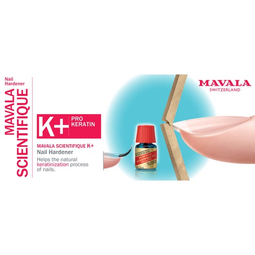  MAVALA Scientifique K+ Keratin Hardener Strengthener, Multi-color, 0.16 Fl Oz