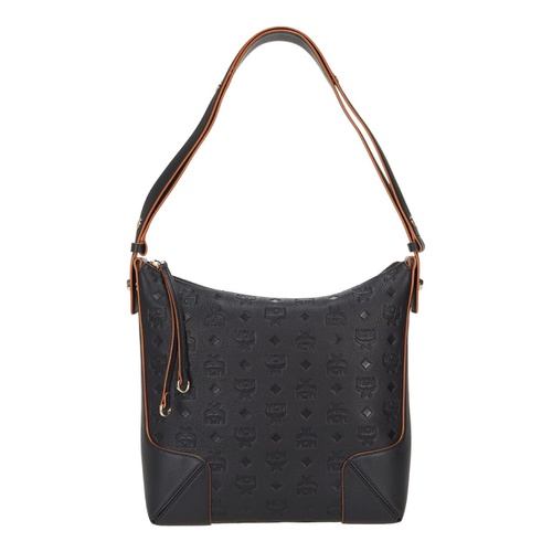 엠씨엠 MCM Klara Monogrammed Leather Hobo Medium