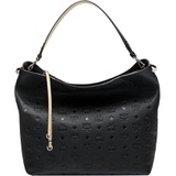 MCM Large Klara Monogram Leather Hobo_BLACK