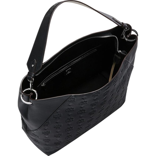 엠씨엠 MCM Large Klara Monogram Leather Hobo_BLACK