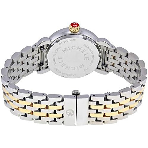  Michele Womens CSX Elegance Diamond Dial Watch