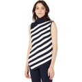 MILLY Stripe Asymmetrical Tank