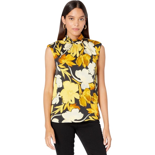  MILLY Riley Paper Peony Print Top