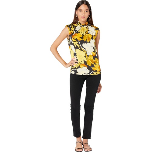  MILLY Riley Paper Peony Print Top