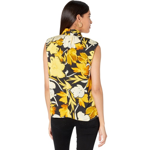  MILLY Riley Paper Peony Print Top