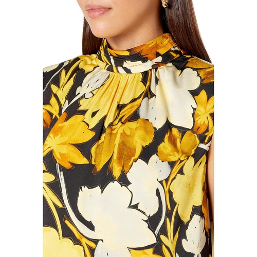  MILLY Riley Paper Peony Print Top