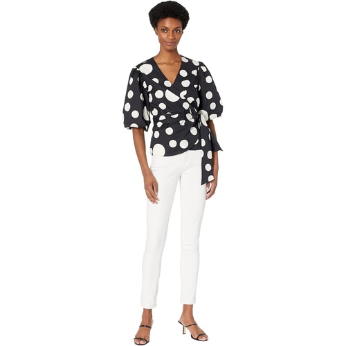  MILLY Paulina Scatter Dot Printed Top