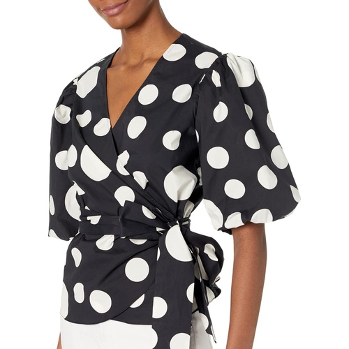  MILLY Paulina Scatter Dot Printed Top