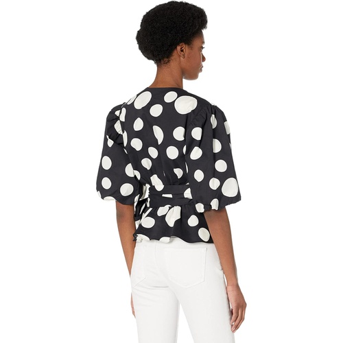  MILLY Paulina Scatter Dot Printed Top