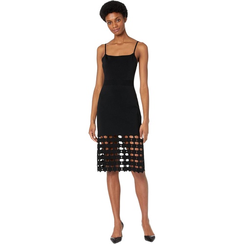  MILLY Laser Cutout Dress