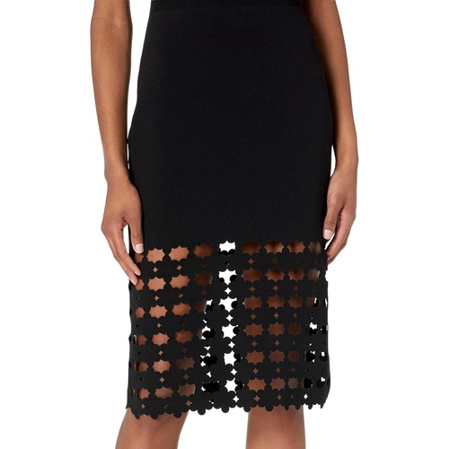  MILLY Laser Cutout Dress