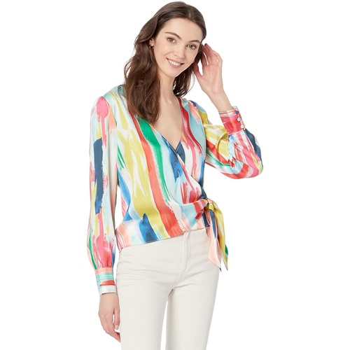  MILLY Watercolor Brushstroke Top