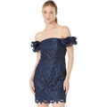 MILLY Britton Guipure Lace Off-the-Shoulder Dress