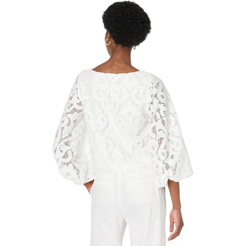  MILLY Beverly Guipure Lace Top