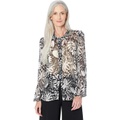 MILLY Glora Painted Tiger Lily Top