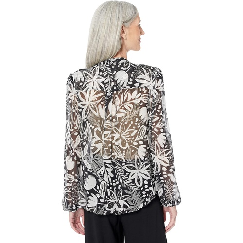  MILLY Glora Painted Tiger Lily Top