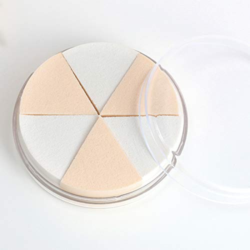  MINISO 6PCS Triangle Powder Puff Makeup Sponge Beauty Sponge Blender for Foundations Cosmetic Tool