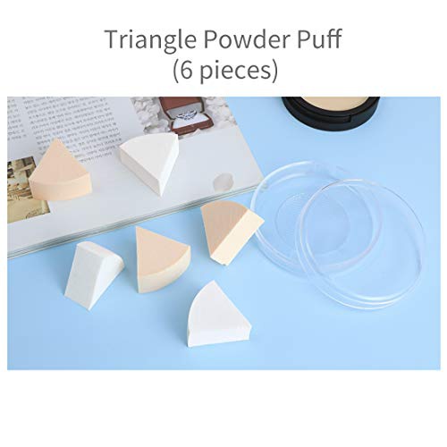  MINISO 6PCS Triangle Powder Puff Makeup Sponge Beauty Sponge Blender for Foundations Cosmetic Tool