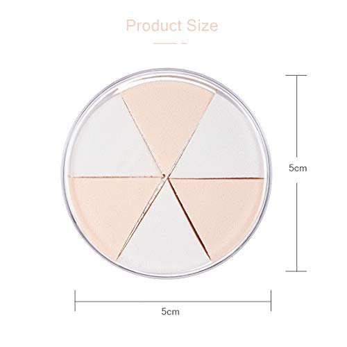  MINISO Round Makeup Sponge Powder Puff Beauty Sponge Blender for Foundations Cosmetic Tool(20 pack)