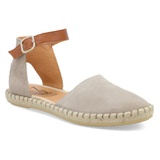 Miz Mooz Cleo Ankle Strap Espadrille Flat_SAND SUEDE