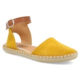 Miz Mooz Cleo Ankle Strap Espadrille Flat_OCHRE SUEDE