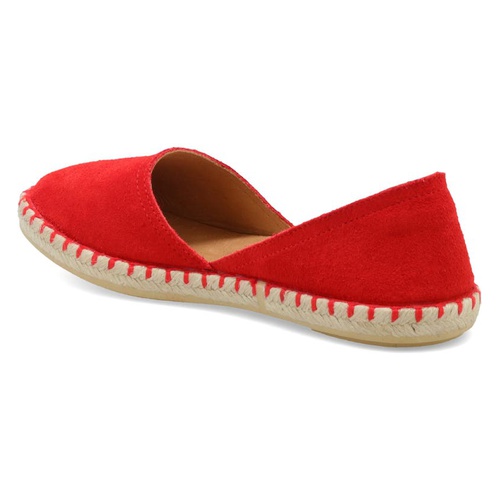  Miz Mooz Cherie Suede Flat_RED SUEDE