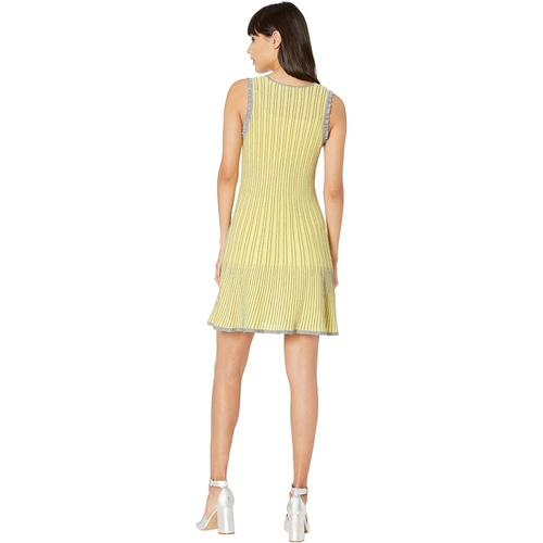  M Missoni Sleeveless Lurex Dress with Stripe Piping